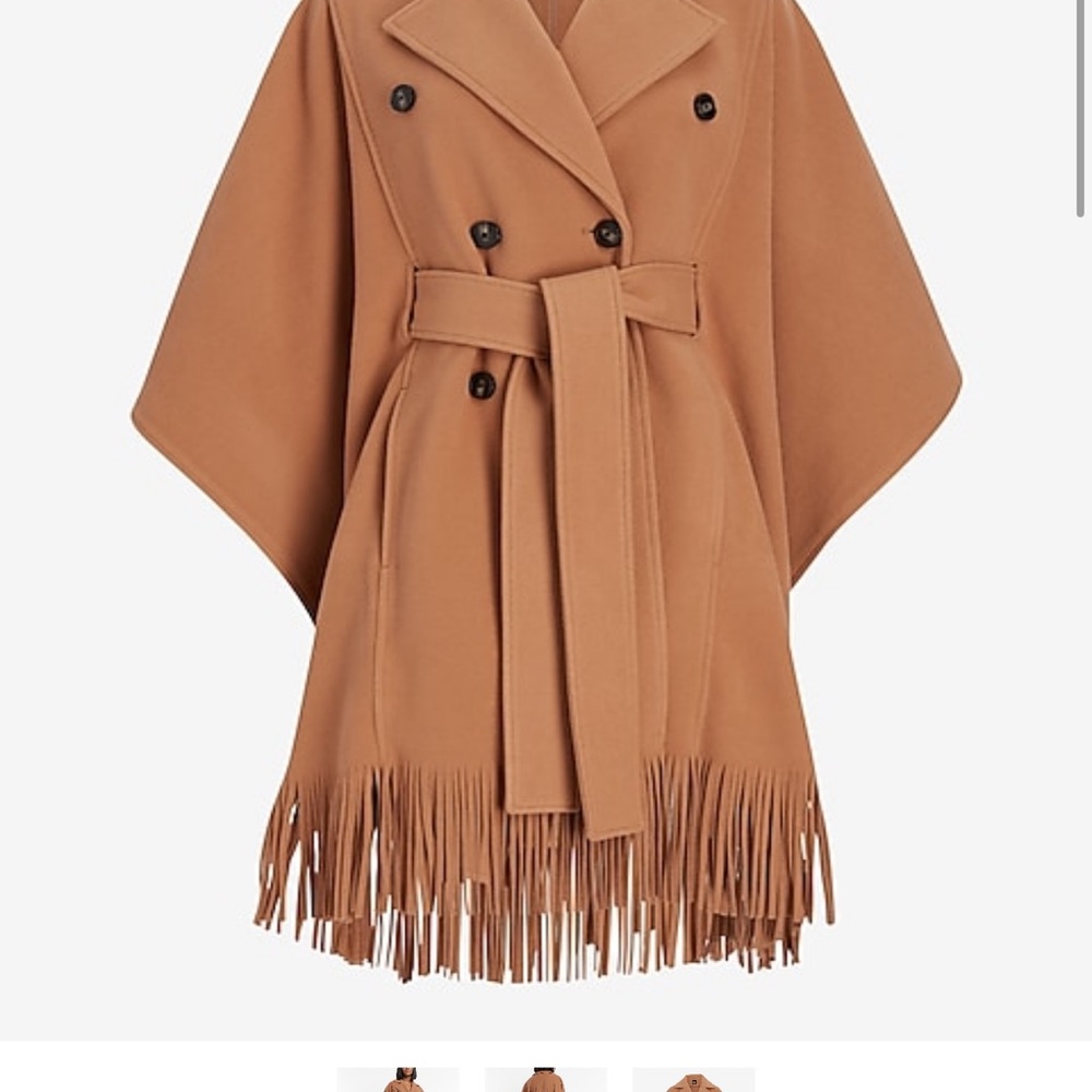 Express poncho coat new M/L
